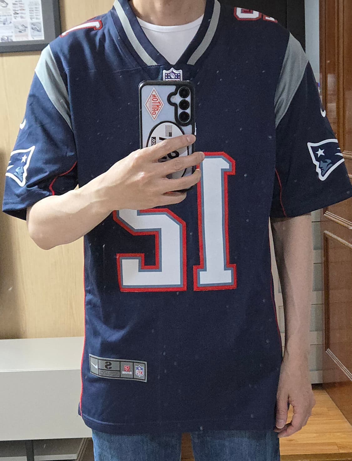 (착샷) 나이키 NFL 페트리어츠 톰브래디 풋볼 져지  상품이미지9