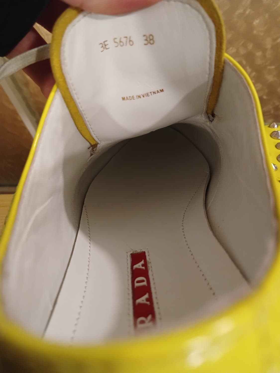 프라다 정품 여성 스니커즈 38 사이즈 상품이미지6