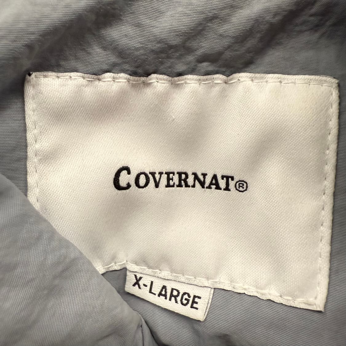 [정품/XL] 커버낫 C로고 바람막이 후드 자켓 그레이 b14 상품이미지5