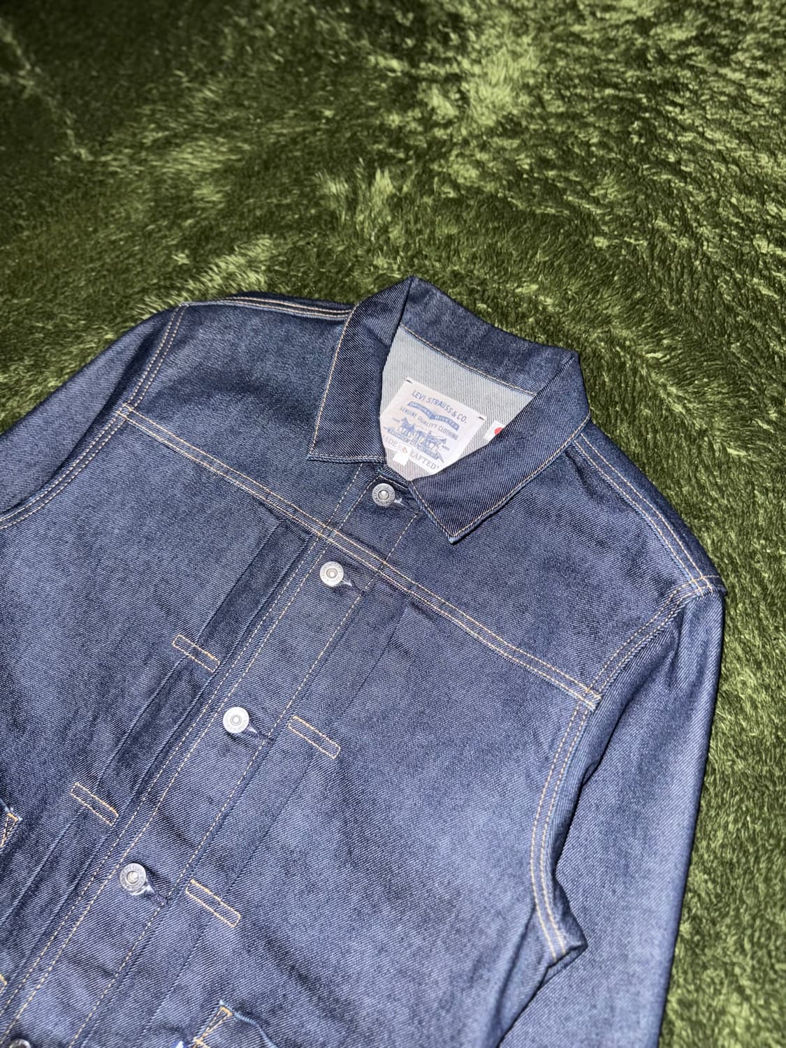 [M] 리바이스 Made & Crafted 재팬 패브릭 데님 트러커 상품이미지2