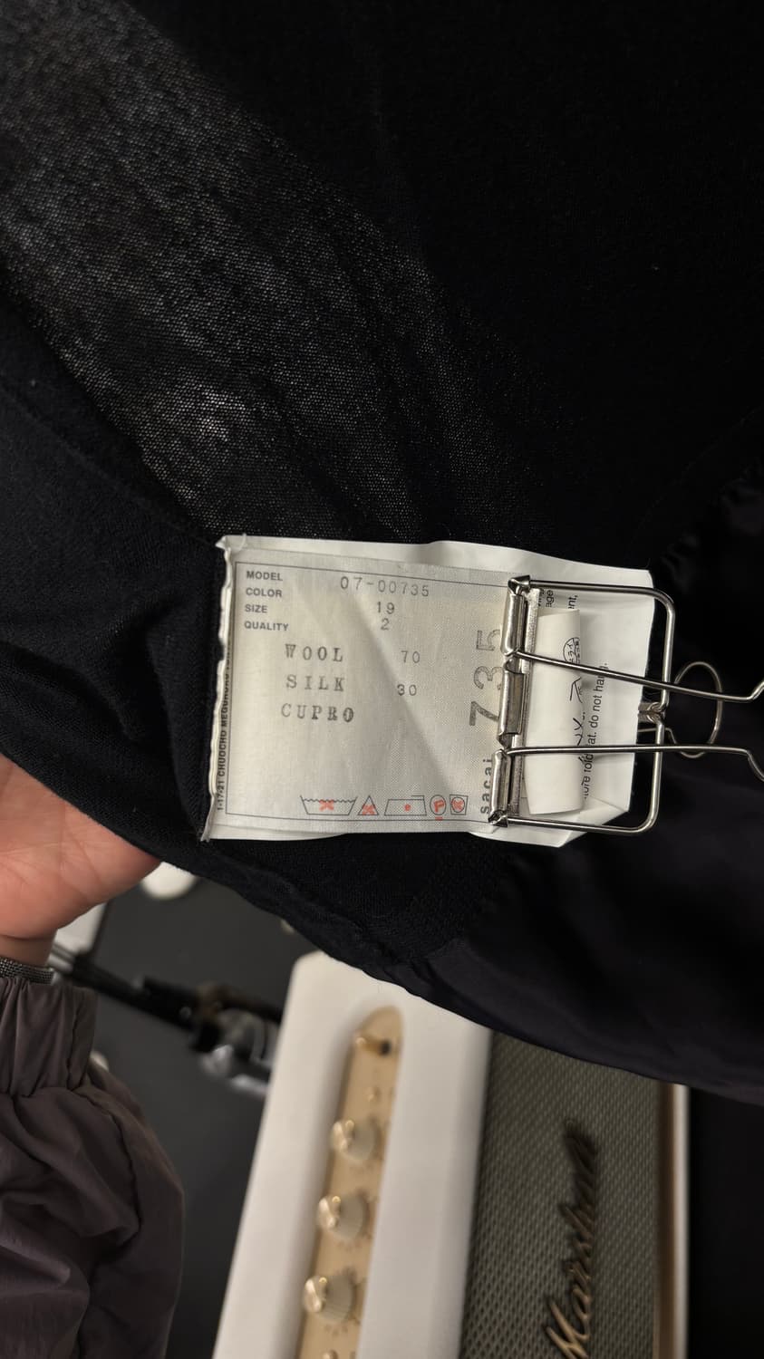 Sacai ad2007 wrap detail knit top 상품이미지9