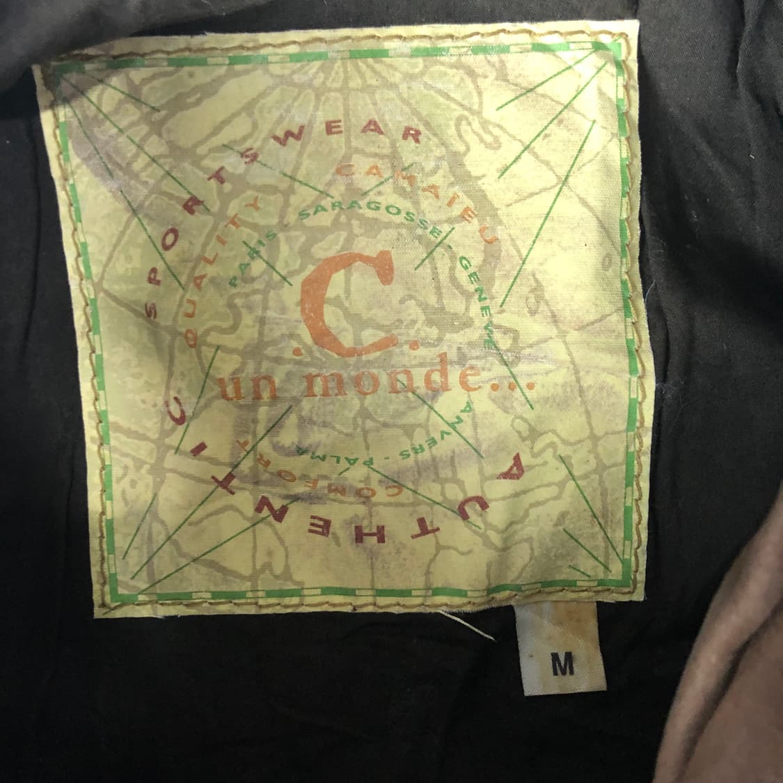 C.un Monde 프렌치 고트스킨 레더 트러커 자켓  상품이미지7