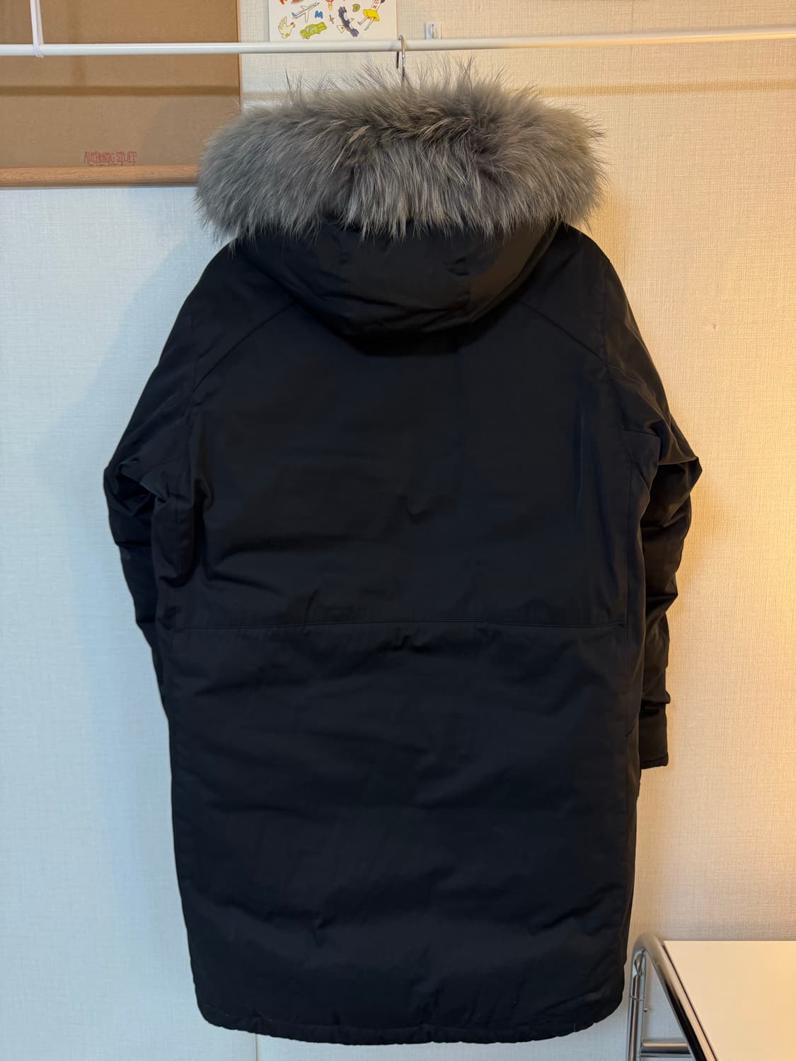 [100]질스튜어트 스포츠 라쿤털 구스다운 롱패딩 상품이미지3