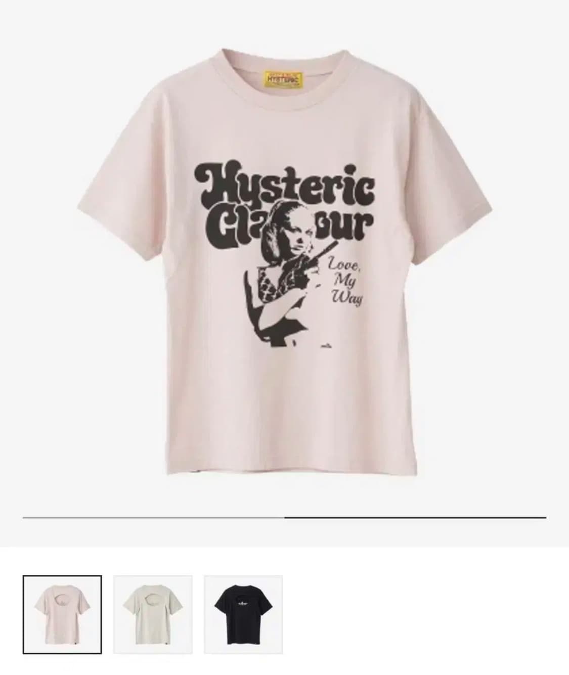 히스테릭글래머 반팔 티셔츠 Hysteric Glamour Love My  상품이미지1