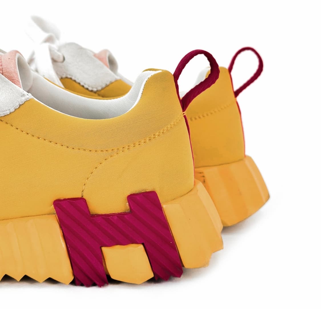 [37] Hermes 에르메스 22fw 여성 바운싱 스니커즈 머스타드 상품이미지8