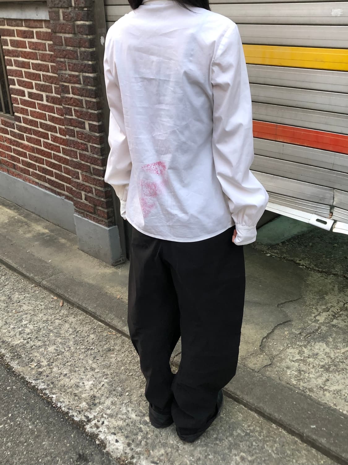 Red Valentino Bone Frame Cotton Shirt 상품이미지3