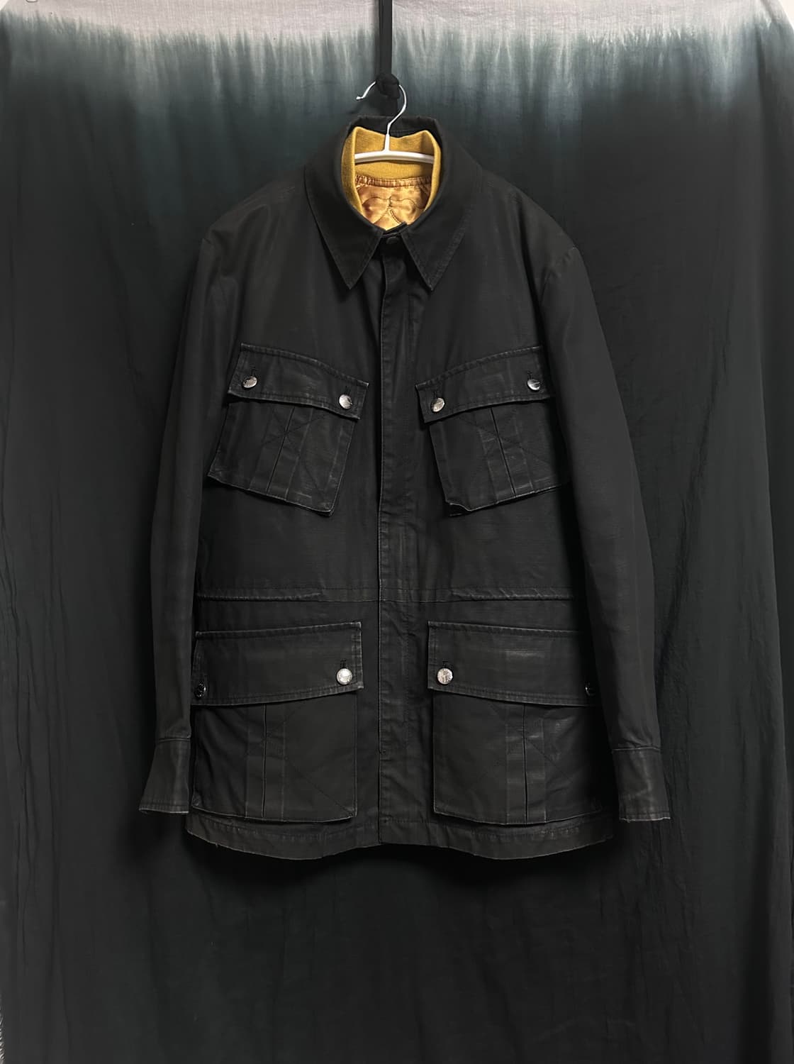 캐서린 햄넷 왁스코팅 헌팅 자켓 상품이미지1