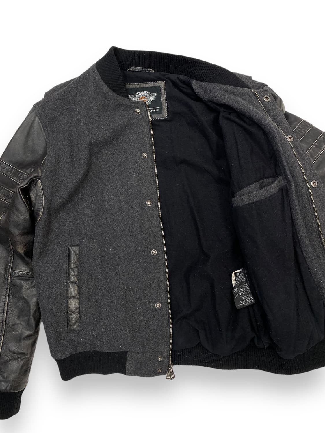 (103) 할리데이비슨 울 레더 바시티 자켓 상품이미지7