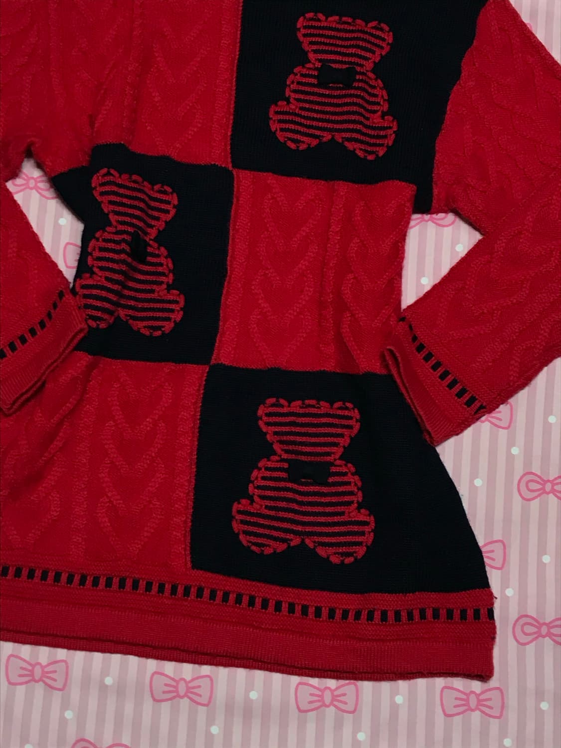 크리스마스 전까지 할인 곰돌이 크리스마스 니트 🎄 상품이미지2