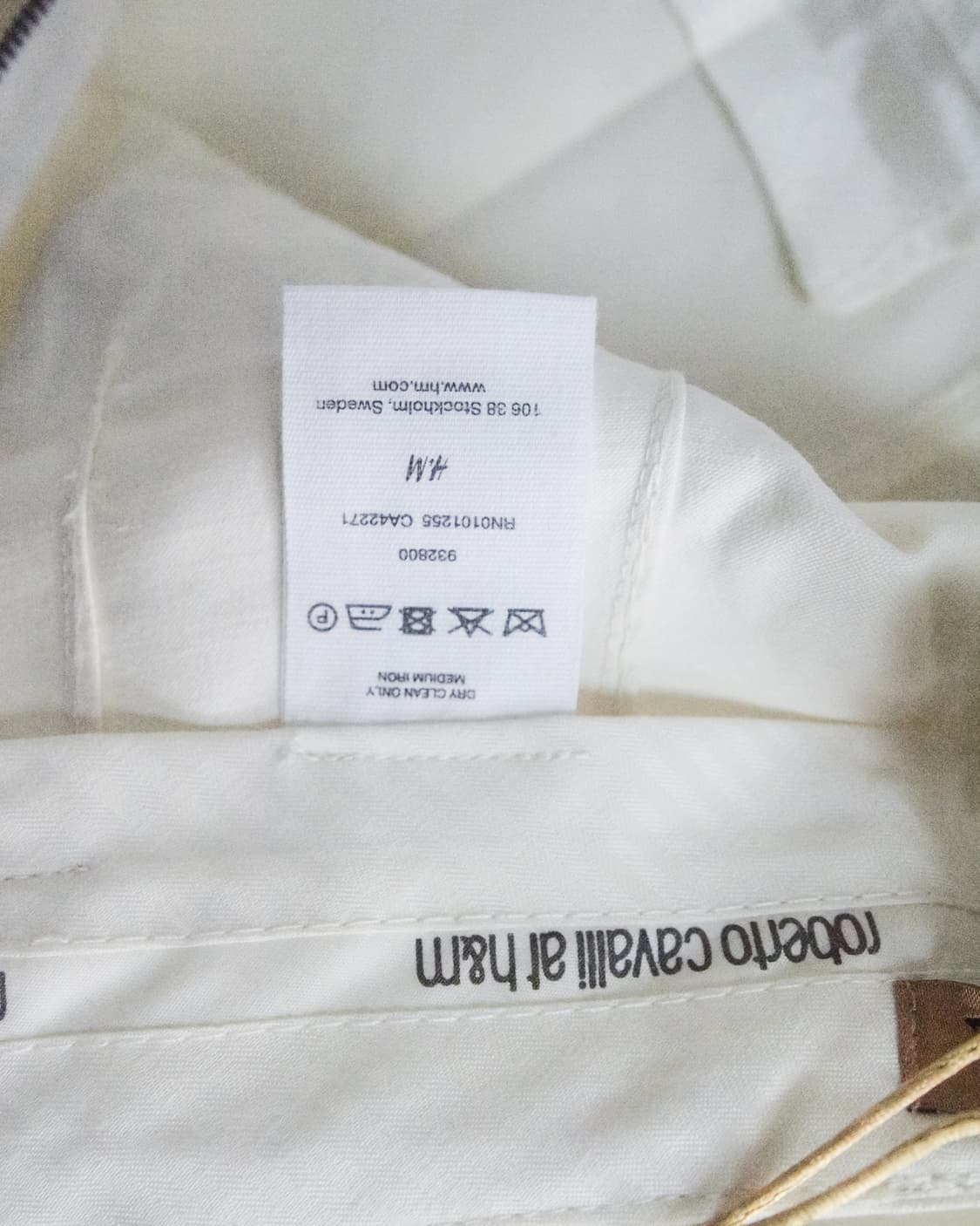 07ss 로베르토 카발리 x h&m 부츠컷 트라우져 상품이미지9
