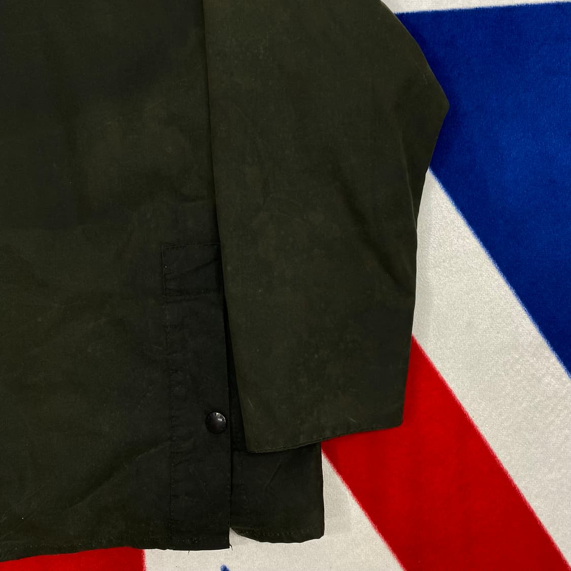 바버 비데일 왁스자켓 실측 S  상품이미지7