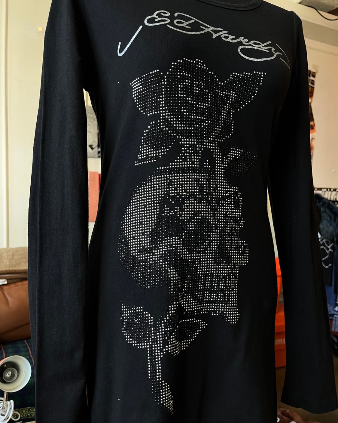 2000's ED Hardy Icon Stud Long-Sleeve 상품이미지3