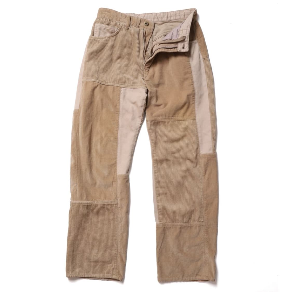 빔즈 Beams Patchwork Cotton Pants 
 상품이미지4