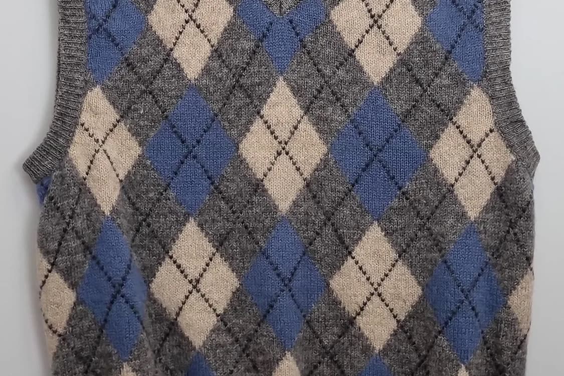 VIRGIN VOYAGE 빈티지 베스트 울 100 상품이미지4