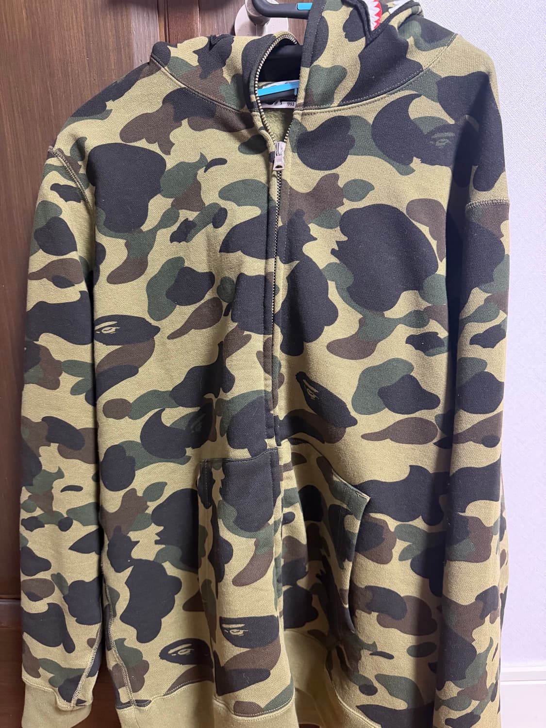 베이프 후드집업 녹계 L 상품이미지1