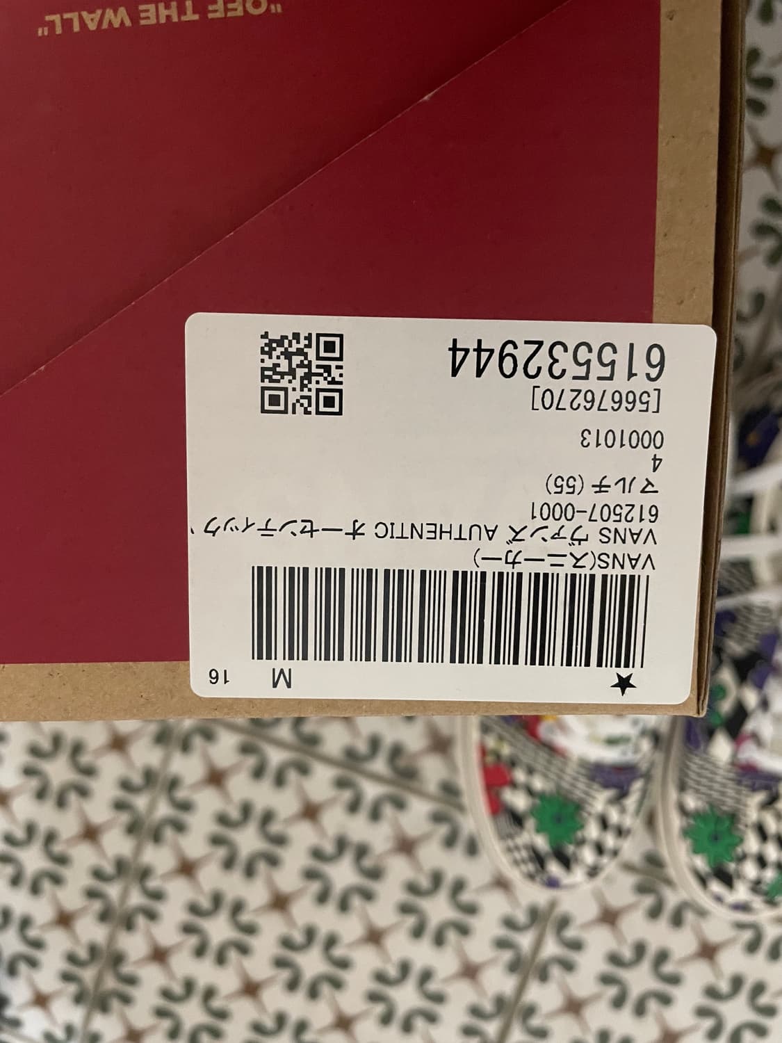 반스 어센틱 플라워 체크  상품이미지3