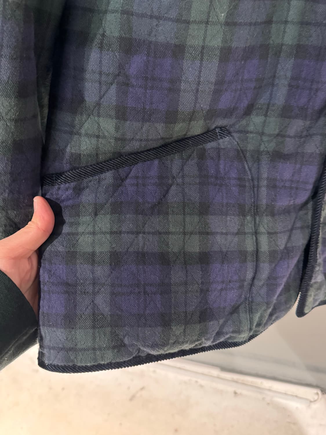 브룩스브라더스 타탄체크 퀼팅자켓  상품이미지6