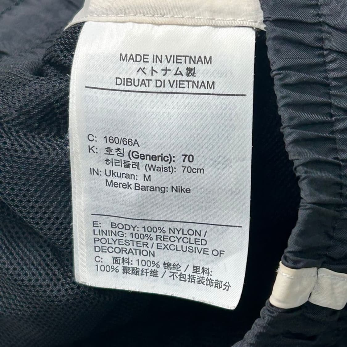 NIKE 우먼즈 헤리티지 우븐 쇼츠 반바지 블랙 M 상품이미지5