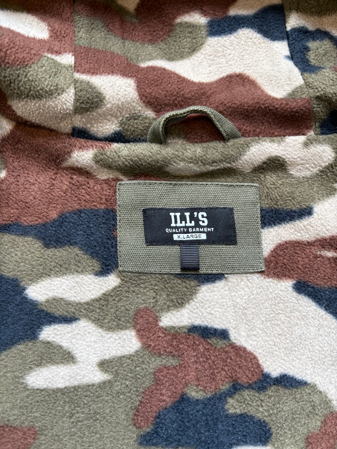 ILL’S 캔버스 밀리터리 플리스 워크 후드집업 상품이미지5