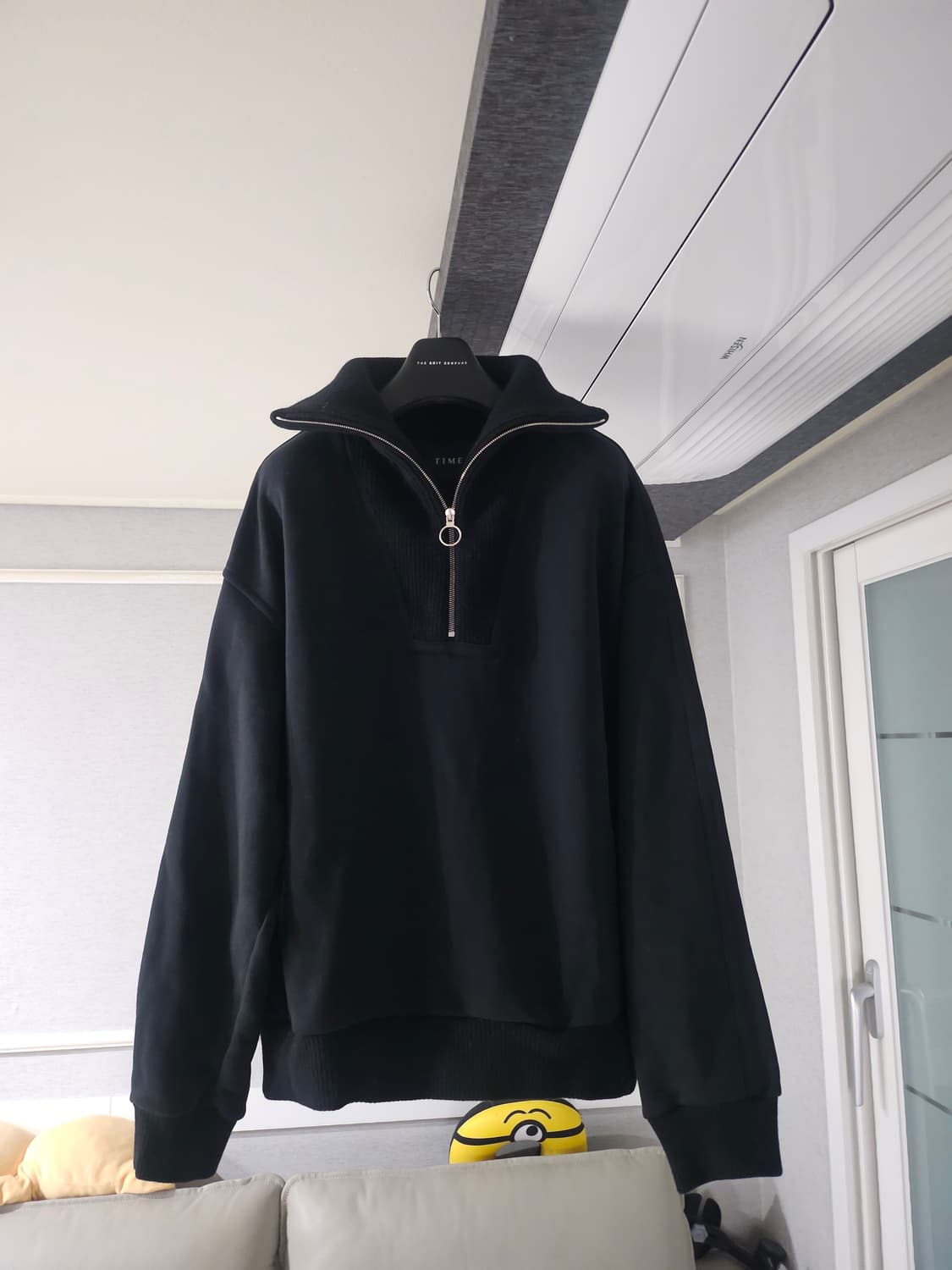 [거의 새것] 타임옴므 집업 니트 맨투맨 티셔츠 105 상품이미지1