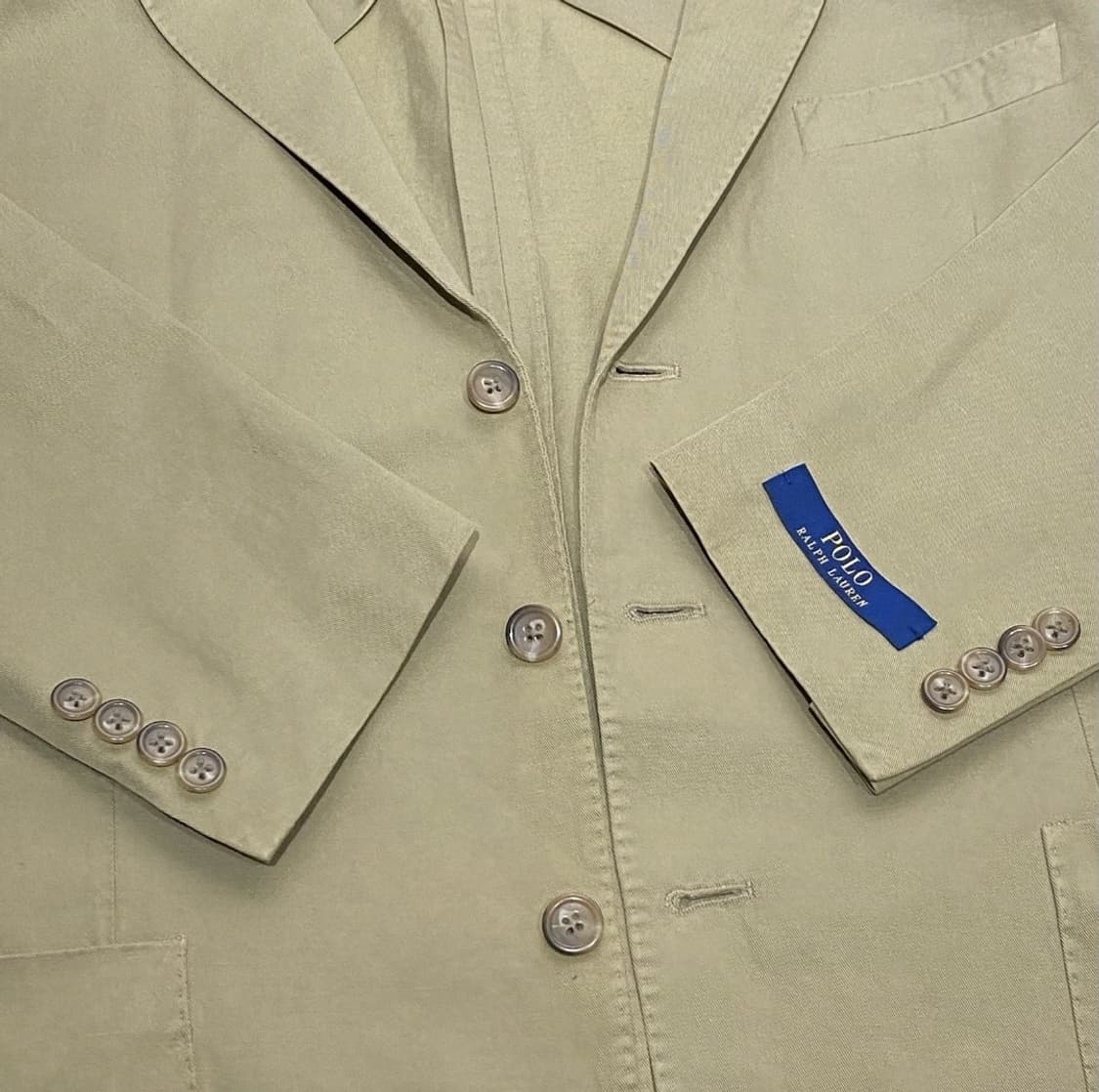 폴로 랄프로렌 베이지 코튼 자켓 상품이미지6