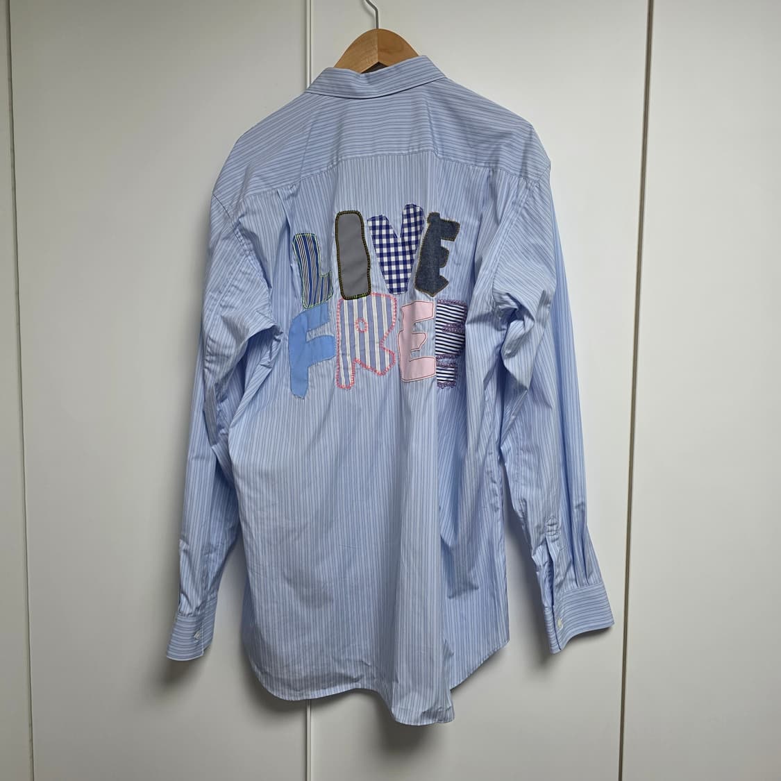 꼼데가르송 셔츠 live free L사이즈 상품이미지2