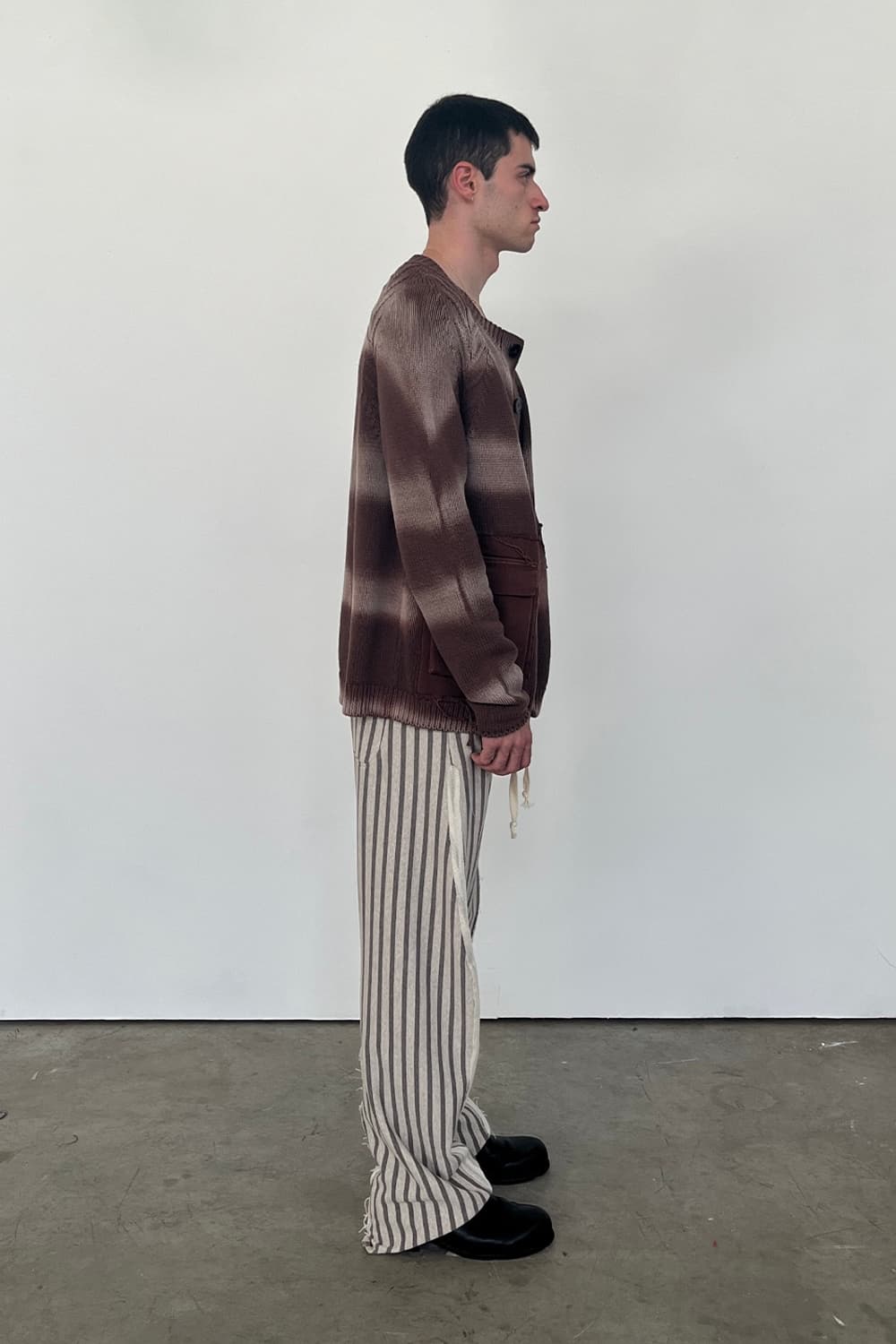 [1]에드워드 커밍 워시드 가디건/브라운 상품이미지3