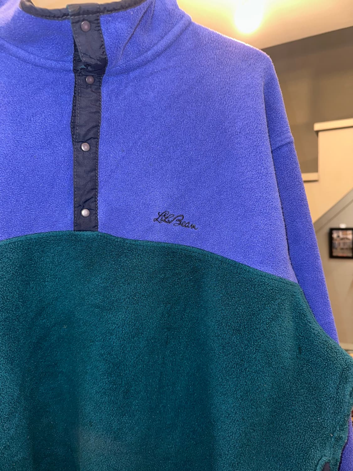 90’s LL Bean 4-button color  fleecewear 상품이미지5