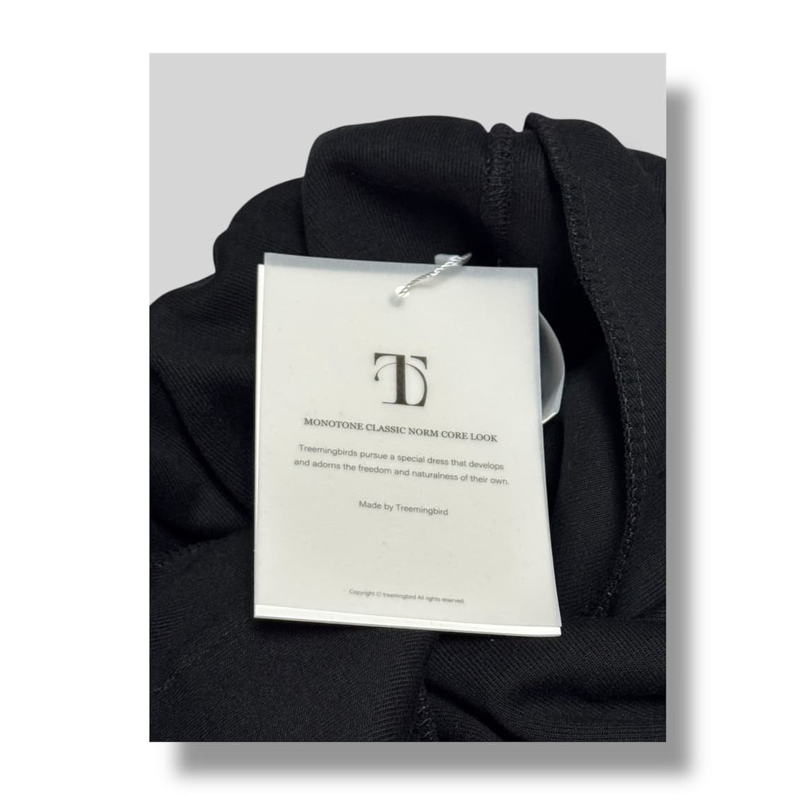 새상품]Treemingbird) Sweat Half Pants[Black 상품이미지2