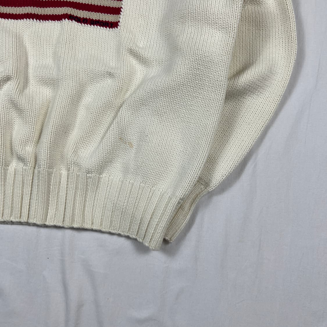 90’s 폴로스포츠 polo sport 성조기 니트 스웨터 상품이미지4
