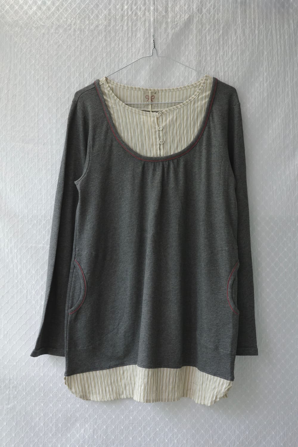 Roll layered T-shirt 상품이미지1