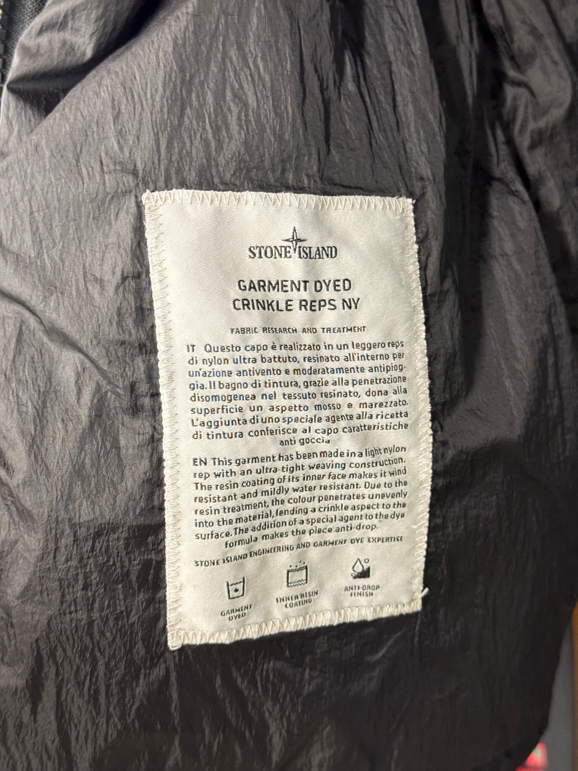 스톤아일랜드 19fw 크링클랩스 경량패딩 상품이미지4