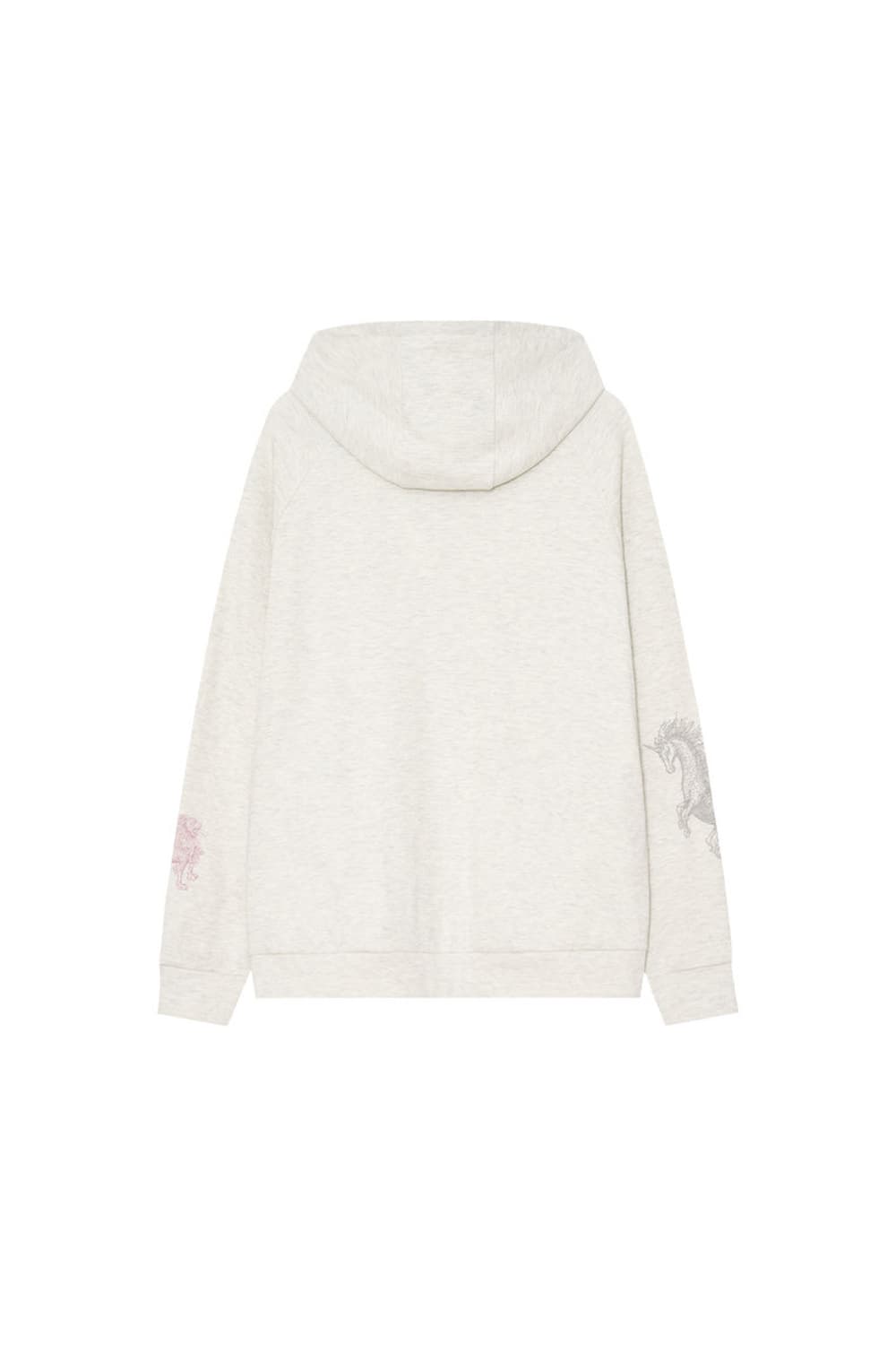 투머치택스 타로 와플 후드집업 아이보리 상품이미지6