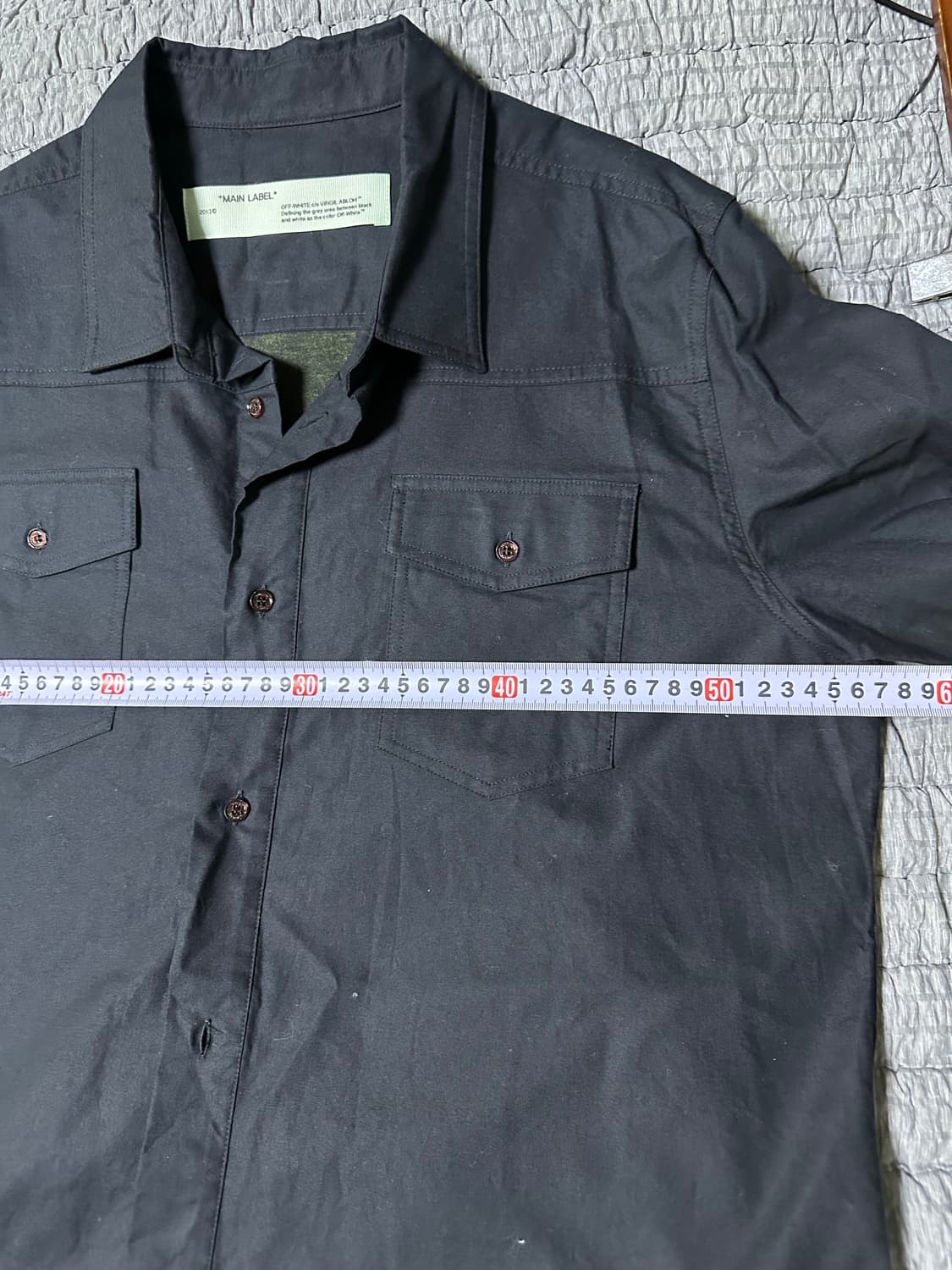Off-White 블랙 셔츠 L 상품이미지4