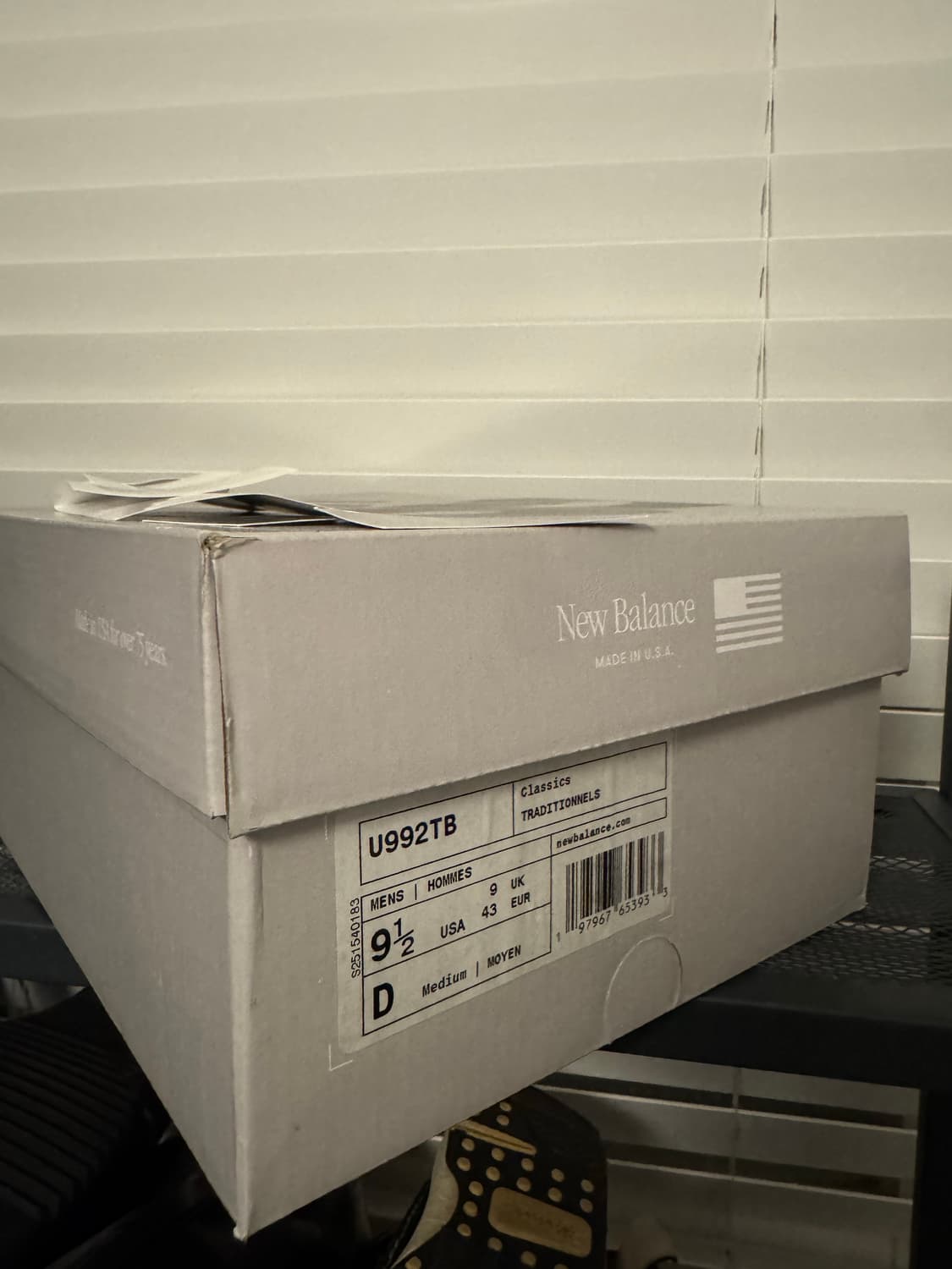 뉴발란스 992 트리플 블랙 (275mm) 상품이미지6