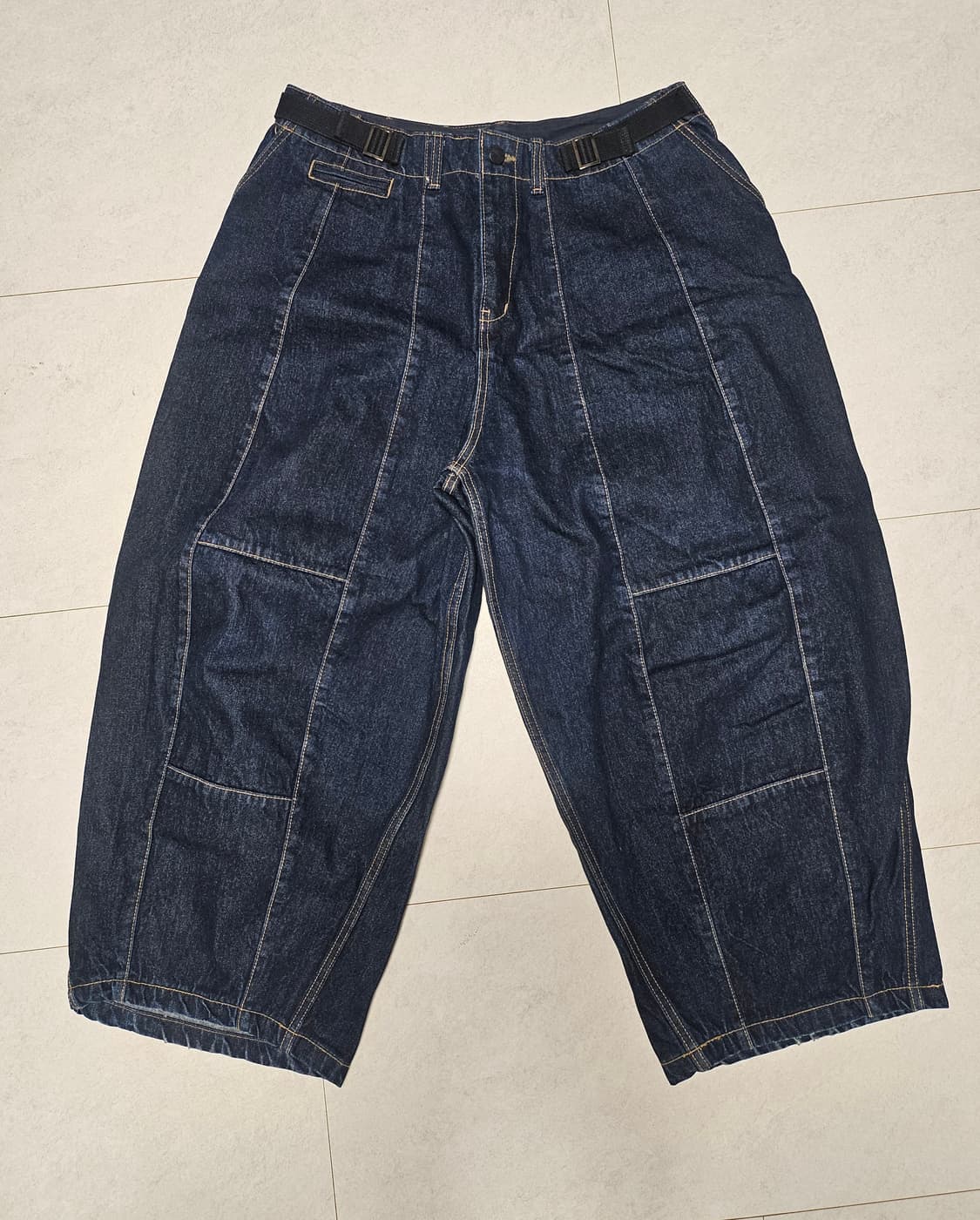 빈티지 진청 와이드 배럴 진 상품이미지1