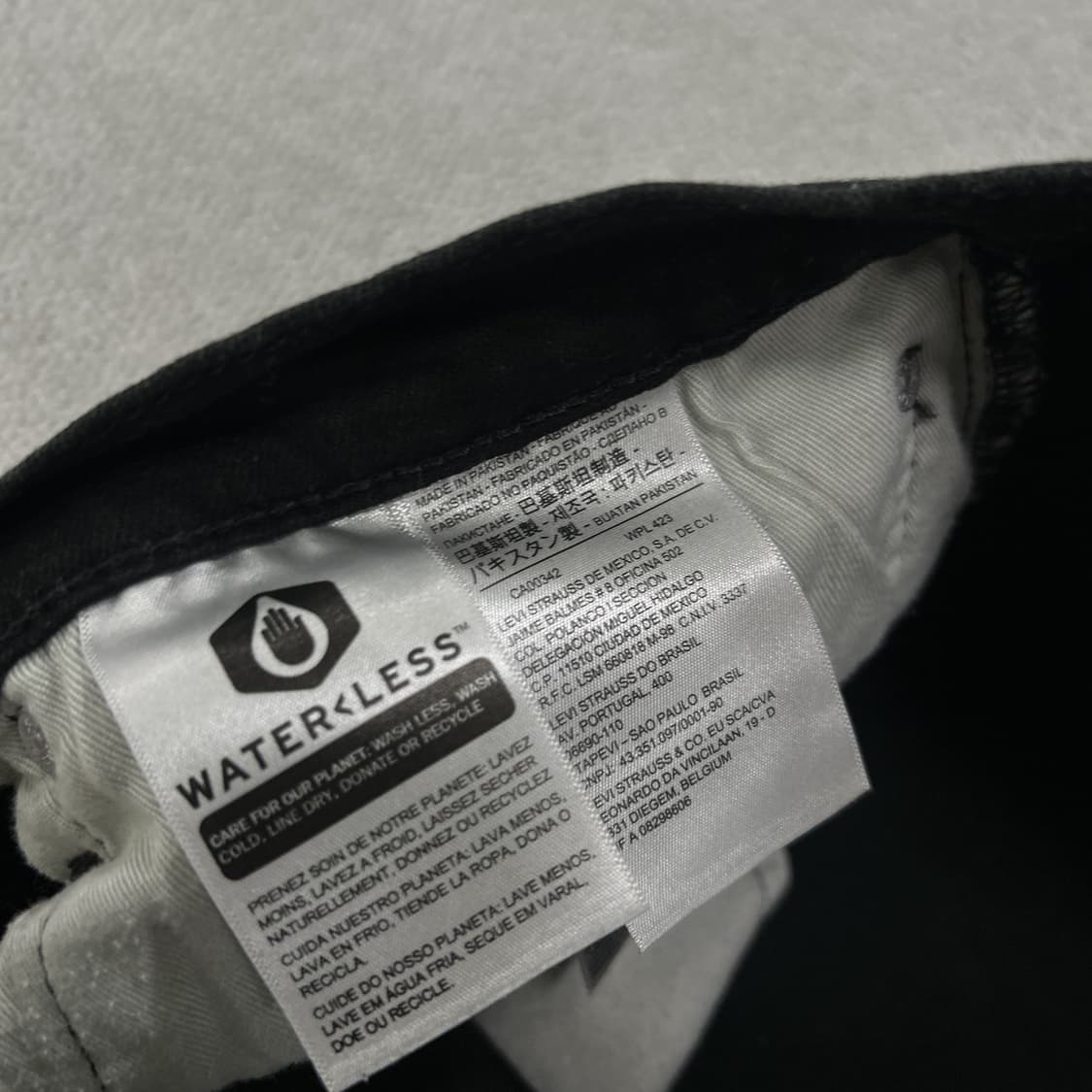 리바이스 흑청 데님팬츠 511 36/32 상품이미지3