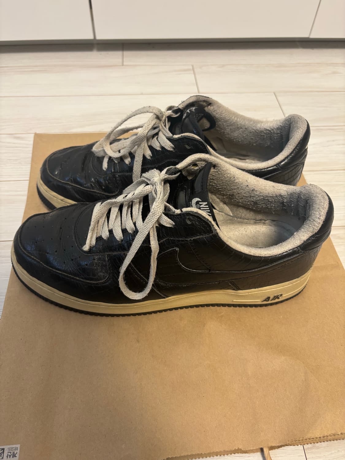 [280] 나이키 HTM 에어포스 블랙 판매합니다. 상품이미지2