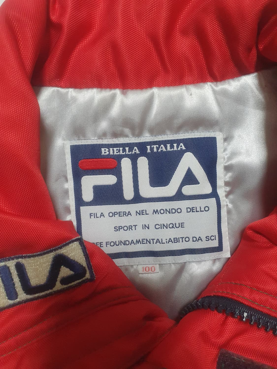 휠라 FILA 멀티컬러 패딩 점퍼 100 상품이미지2