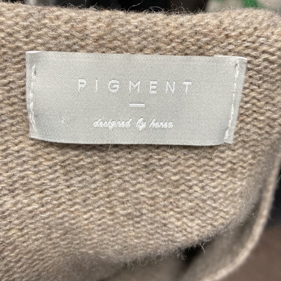 피그먼트 여성 울 롱 트임 루즈핏니트 F  상품이미지4