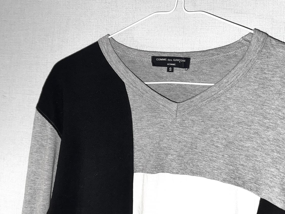 꼼데 옴므 브이넥 롱슬리브 상품이미지2