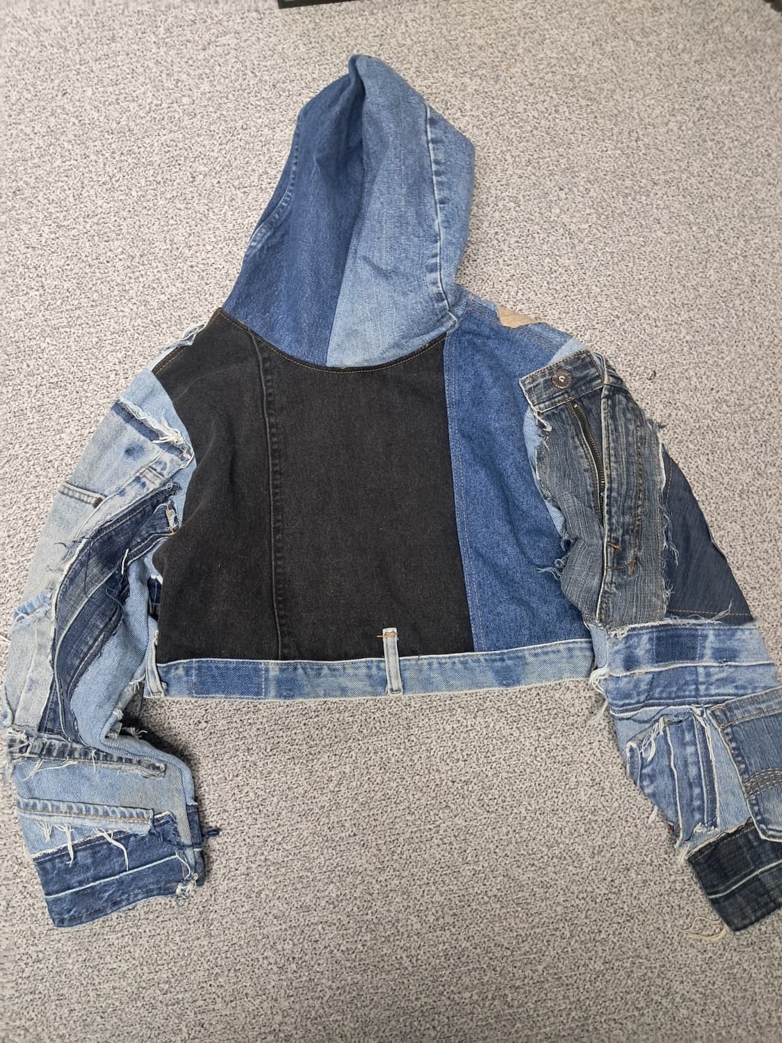 리바이스 데님패치워크 크롭자켓 상품이미지7