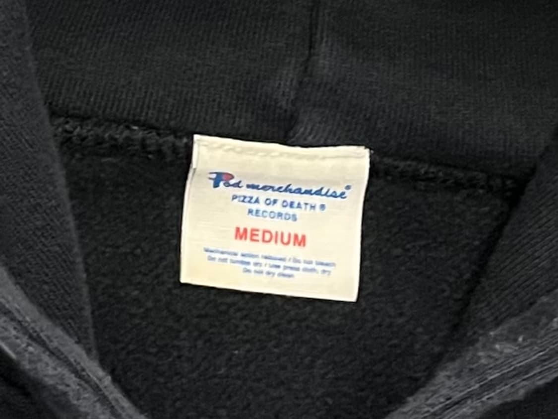 [95] 피자오브데스 레코드 집업후드 M  상품이미지3
