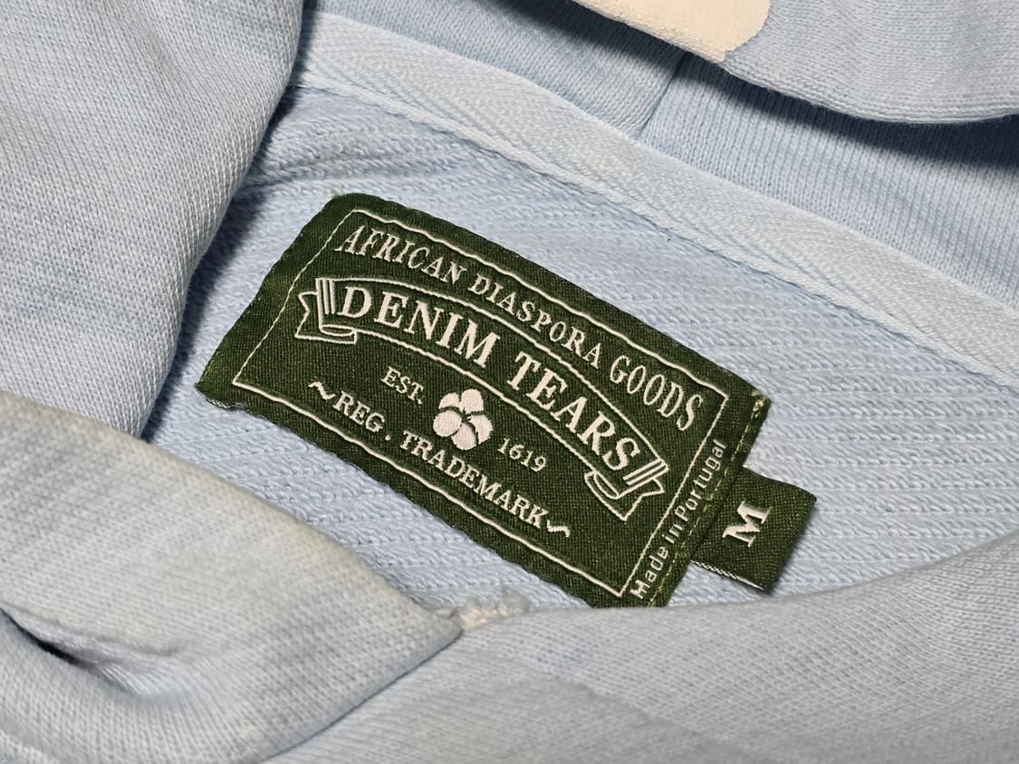 [M] 데님티어스 코튼 리쓰 후드 파우더블루 상품이미지4