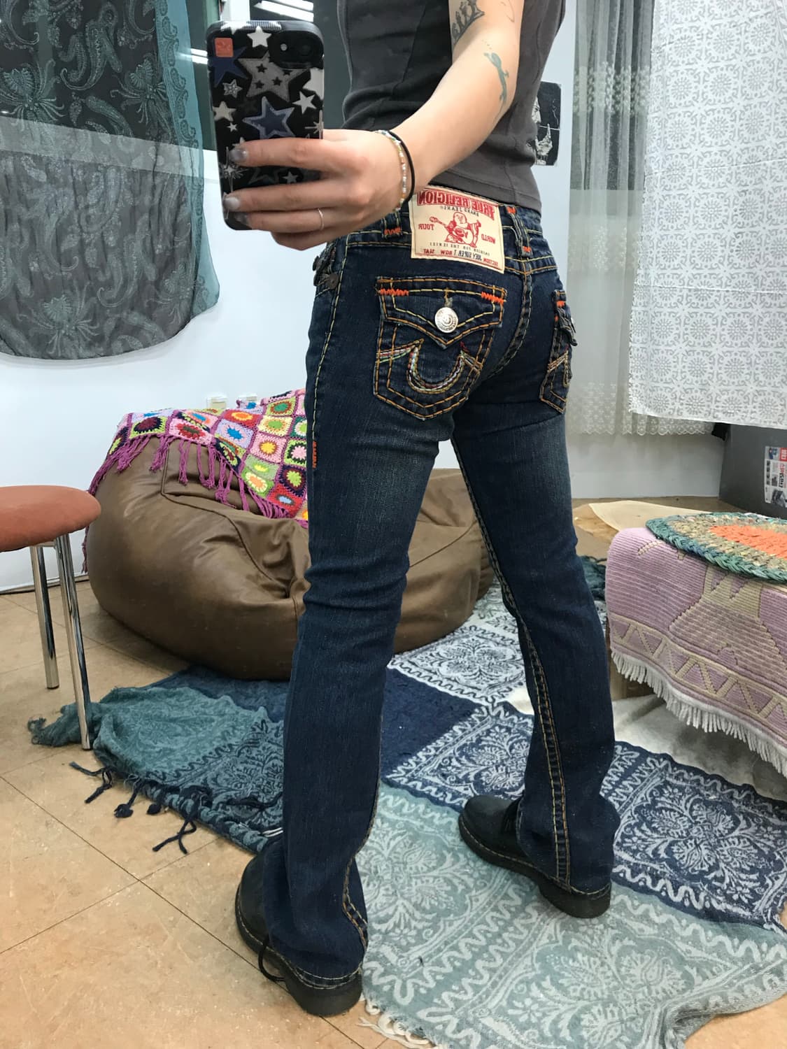 트루릴리젼 조이 슈퍼티 부츠컷 데님팬츠  상품이미지1