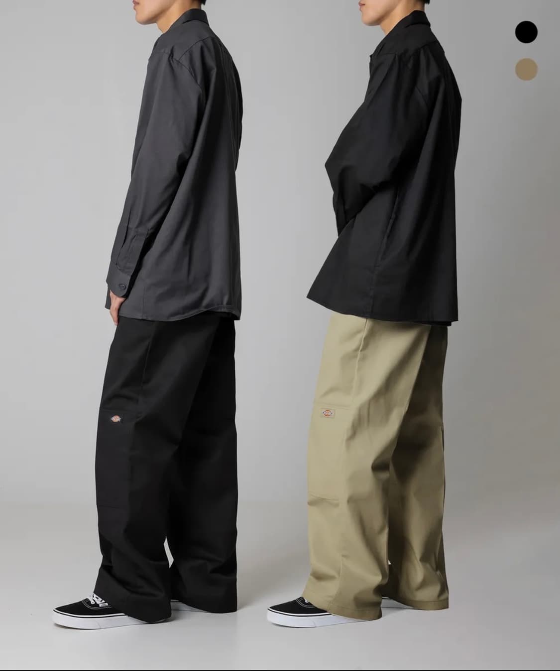 디키즈 더블니 워크팬츠 카키 30 상품이미지1
