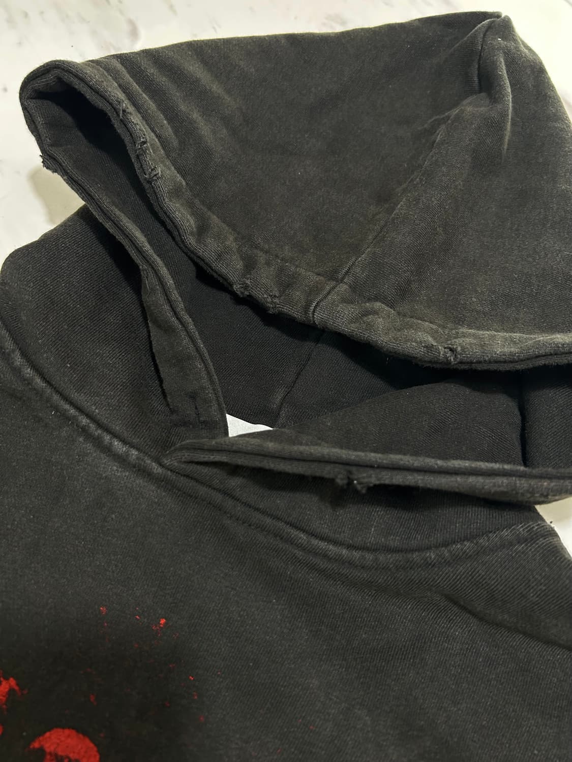 Undermycar 23ss Damage Washed Hoodie 2  상품이미지6