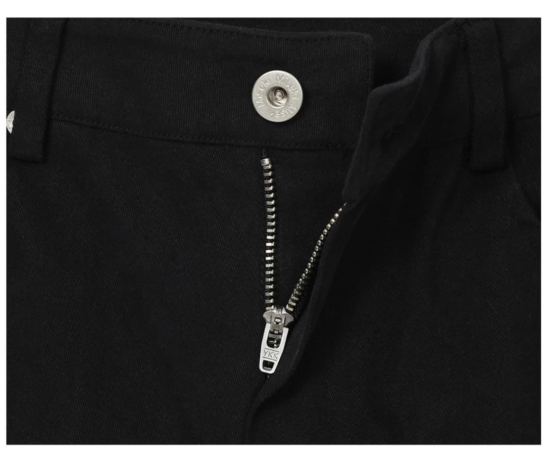 미세키 서울 Shirring bootscut pants BLACK 1 상품이미지4