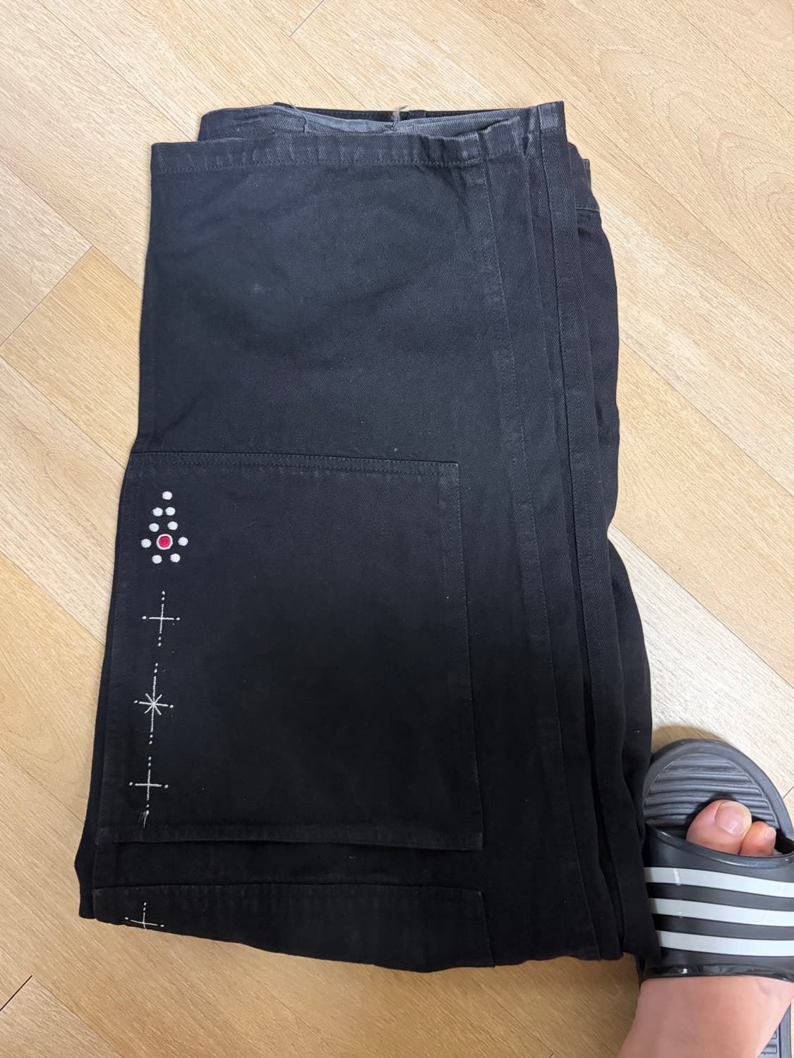 아오이로 스터드 더블니 팬츠 사이즈 2 상품이미지6