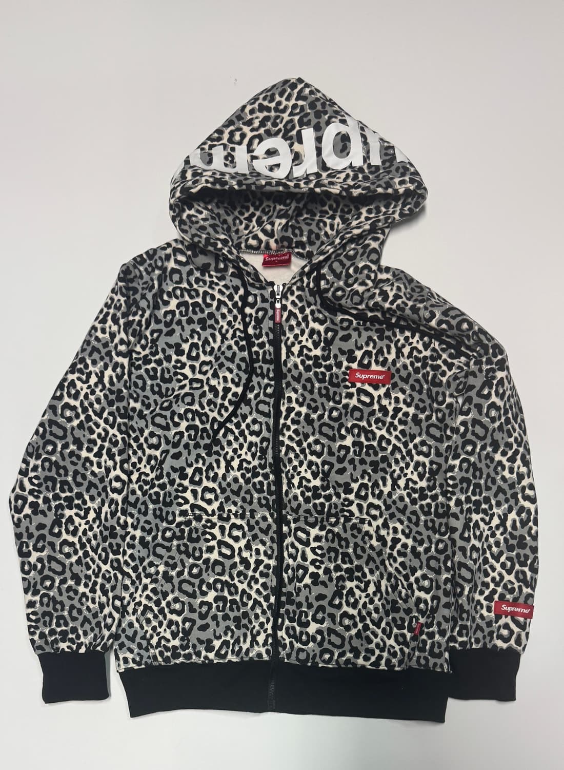 슈프림 Supreme 커스텀 레오파드 후드집업 L 상품이미지1